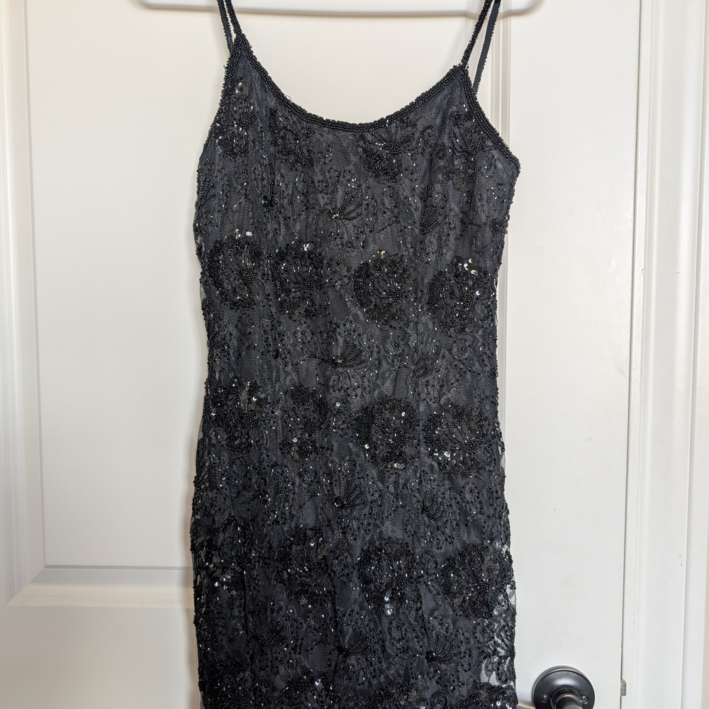 Vintage Mini Y2K Beaded Dress